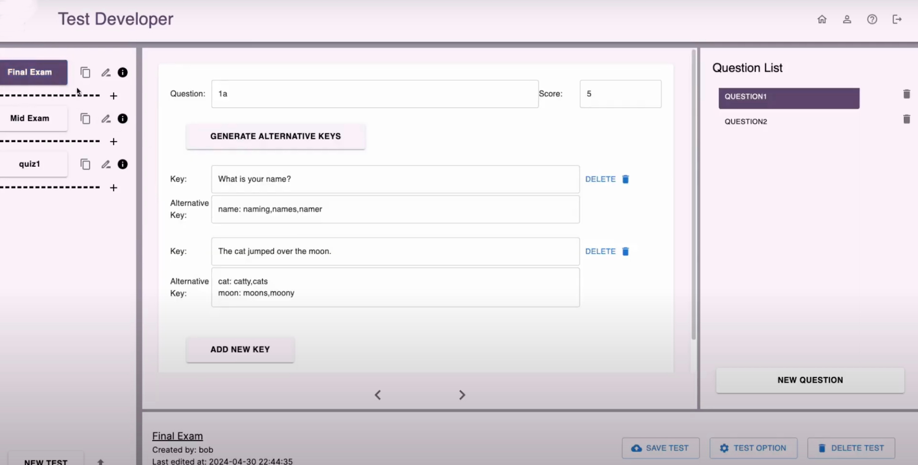Automatic Scoring System Screenshot 5